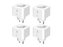 Smart sada zásuvek WOOX R6087/4pack WiFi Tuya