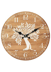 Hodiny nástěnné MDF, 34cm
