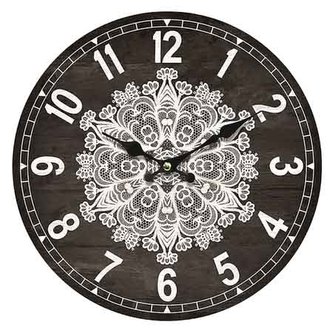 Hodiny nástěnné MDF, 34cm