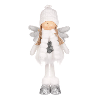 Andělka se srdcem, bílá barva.