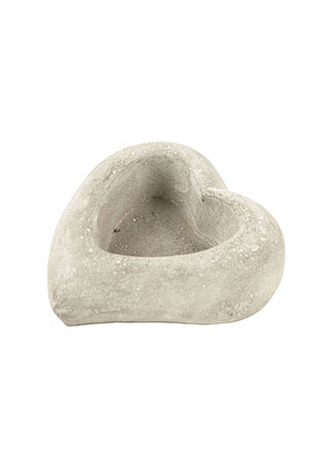 Srdce, obal na květiny, betonové.