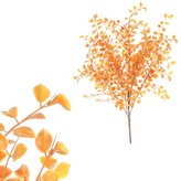 Listí podzimní, okrová barva.