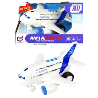 Dopravní letadlo - světlo, zvuk