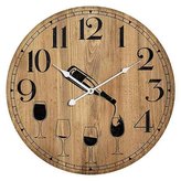 Hodiny nástěnné MDF, 34cm