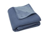Deka pletená / fleece 75x100 cm Basic Knit Jeans Blue