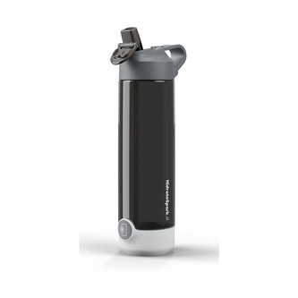 HidrateSpark TAP Chytrá láhev s kontrolou pitného režimu s brčkem 710 ml černá
