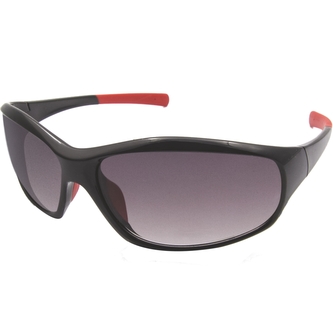 Brýle polarizační černo červené s šedými obroučky