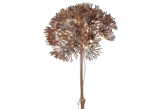 Svítící větvička Heracleum 8 LED, 71 cm, růžová