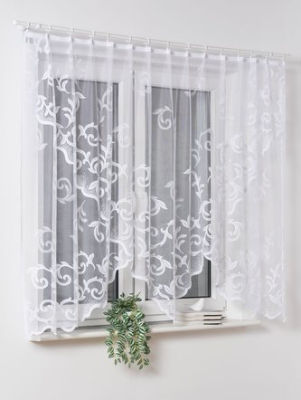 Dekorační oblouková krátká záclona AGATA bílá 300x150 cm MyBestHome