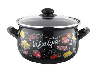 SMALTOVANÝ HRNEC LASAGNA 16CM