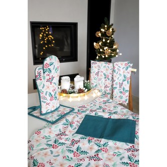 HOME ELEMENTS Sada 3 utěrek 50*70 cm, Cesmína