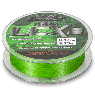 šňůra LCX8 150m 0,12mm zelená