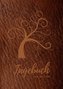 Tagebuch für Männer und Frauen - A5 liniert - 100 Seiten 90g/m² - Soft Cover Motiv Baum braun