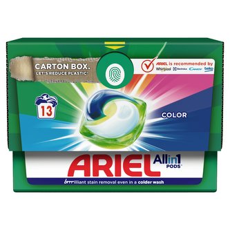 Ariel kapsle na praní Color BOX 13 ks