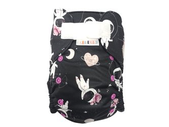 BIO Bambusová kapsová plenka (M) - Valentina ve vesmíru SZ