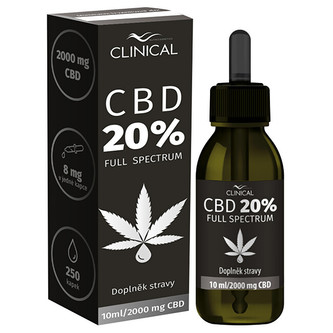 Clinical CBD 20% 2000 mg Full Spectrum 10 ml