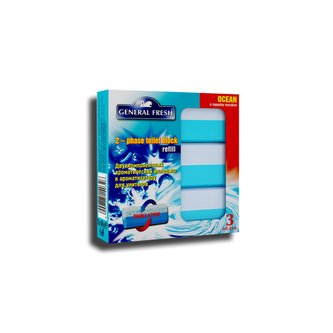 GF dvoufázový tripack náhrad do wc - mořská vůně 3x40g
