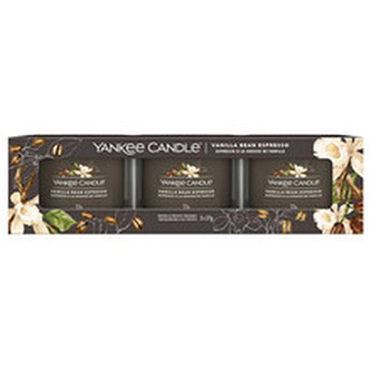 Yankee Candle Sada votivních svíček ve skle Vanilla Bean Espresso 3 x 37 g unisex