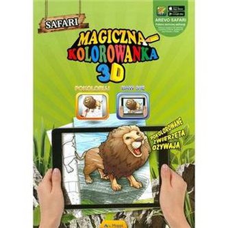 Magiczna kolorowanka 3D Safari