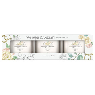Yankee Candle Sada votivních svíček ve skle Wedding Day 3 x 37 g unisex