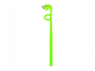 Pero s ozdobou gelové 21cm Fancy - chameleon 3 barvy 48ks v boxu