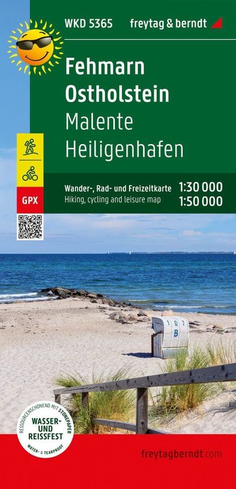 Fehmarn - Ostholstein, Wander- und Radkarte 1:50.000, freytag & berndt, WK D5365 Fehmarn - Ostholstein, Wander- und Radkarte 1:50.000, freytag & berndt, WK D5365