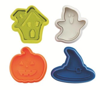 Plastová vykrajovátka Halloween set – 4ks - Ibili