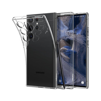 Spigen Liquid Crystal kryt Samsung Galaxy S23 Ultra čirý