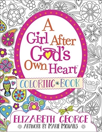 GIRL AFTER GODS OWN HEART COLORING BOOK