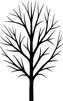 Strom - plastová šablona 443 Rozměr: E 29x29cm