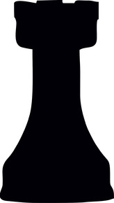 ARTEMISS Šachy věž - plastová šablona 387 Rozměr: B 14,5x14,5cm