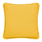 Polštář CHICA BOCCA 100% bavlna mustard/hořčicová 40x40 cm Mybesthome