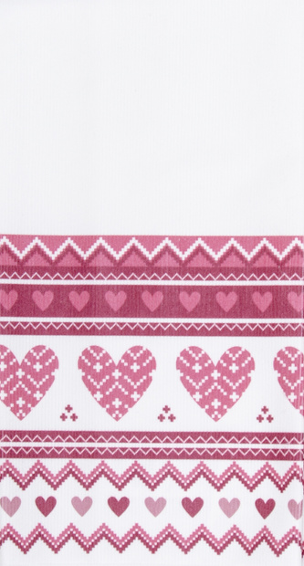 Utěrka DARLING mikrovlákno srdíčka 38x63 cm Essex