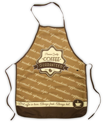 Kuchyňská zástěra ESPRESSO 60x75 cm, hnědá, Essex