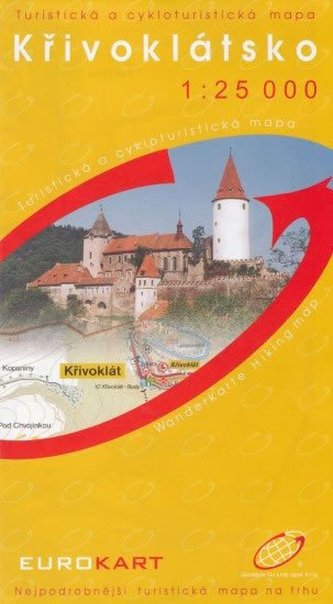 Křivoklátsko 1:25 000/Turistická a cykloturistická mapa