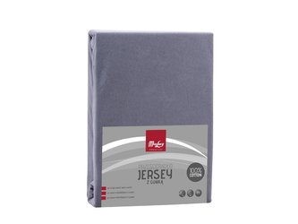 NAPÍNACÍ PROSTĚRADLO JERSEY140X200CM GRAFIT