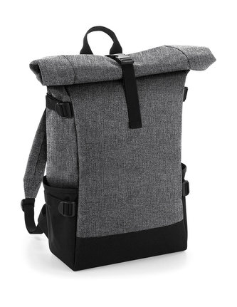 Batoh BagBase, 22 litrů, BG858, šedý/černý (Grey Marl/Black)