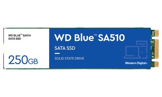 WD SSD BLUE SA510 250GB / WDS250G3B0B / M.2 SATA III / Interní / 2280 WD SSD BLUE SA510 250GB / WDS250G3B0B / M.2 SATA III / Interní / 2280