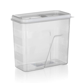 Dóza 1,5L sypací odměrná  CULINARIA bílá