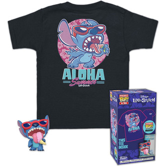 Funko Pocket POP! & Tee: Disney Summer Stitch dětské S