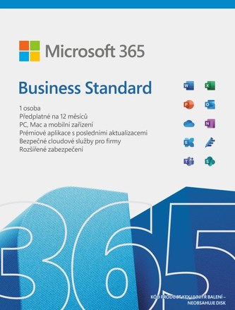 Microsoft 365 Business Standard CZ (1rok)