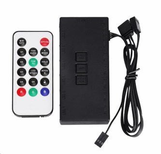 EVOLVEO řadič pro ventilátor ARC, 5V, ARGB, 5V+ dálkový ovladač EVOLVEO řadič pro ventilátor ARC, 5V, ARGB, 5V+ dálkový ovladač