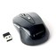 GEMBIRD myš MUSW-6B-01, černá, bezdrátová, USB nano receiver