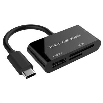 GEMBIRD Čtečka karet USB 3.1, Type-C, mini design