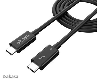 AKASA kabel Thunderbolt 4 Type-C na Type-C