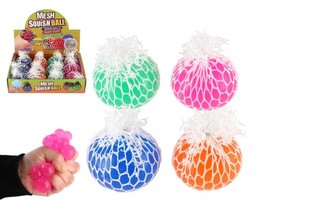 Míček antistresový mačkací sliz 6cm 4 barvy - 1 ks Míček antistresový mačkací sliz 6cm 4 barvy - 1 ks