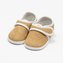 Kojenecké semiškové capáčky New Baby hnědá 0-3 m - velikost 0-3 m