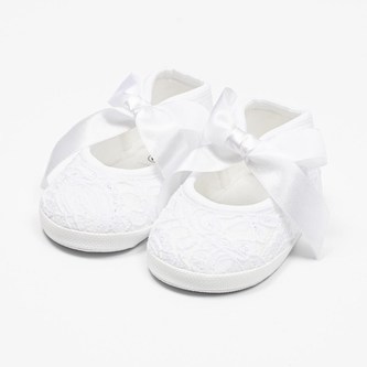Kojenecké krajkové capáčky New Baby bílá 3-6 m - velikost 3-6 m