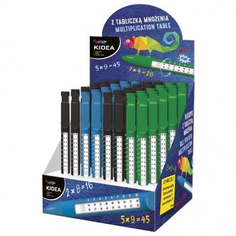 Długopis z tabliczką mnożenia (40szt) KIDEA Długopis z tabliczką mnożenia (40szt) KIDEA