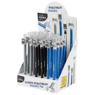 Długopis wymazywalny z figurką Game (36szt) KIDEA Długopis wymazywalny z figurką Game (36szt) KIDEA